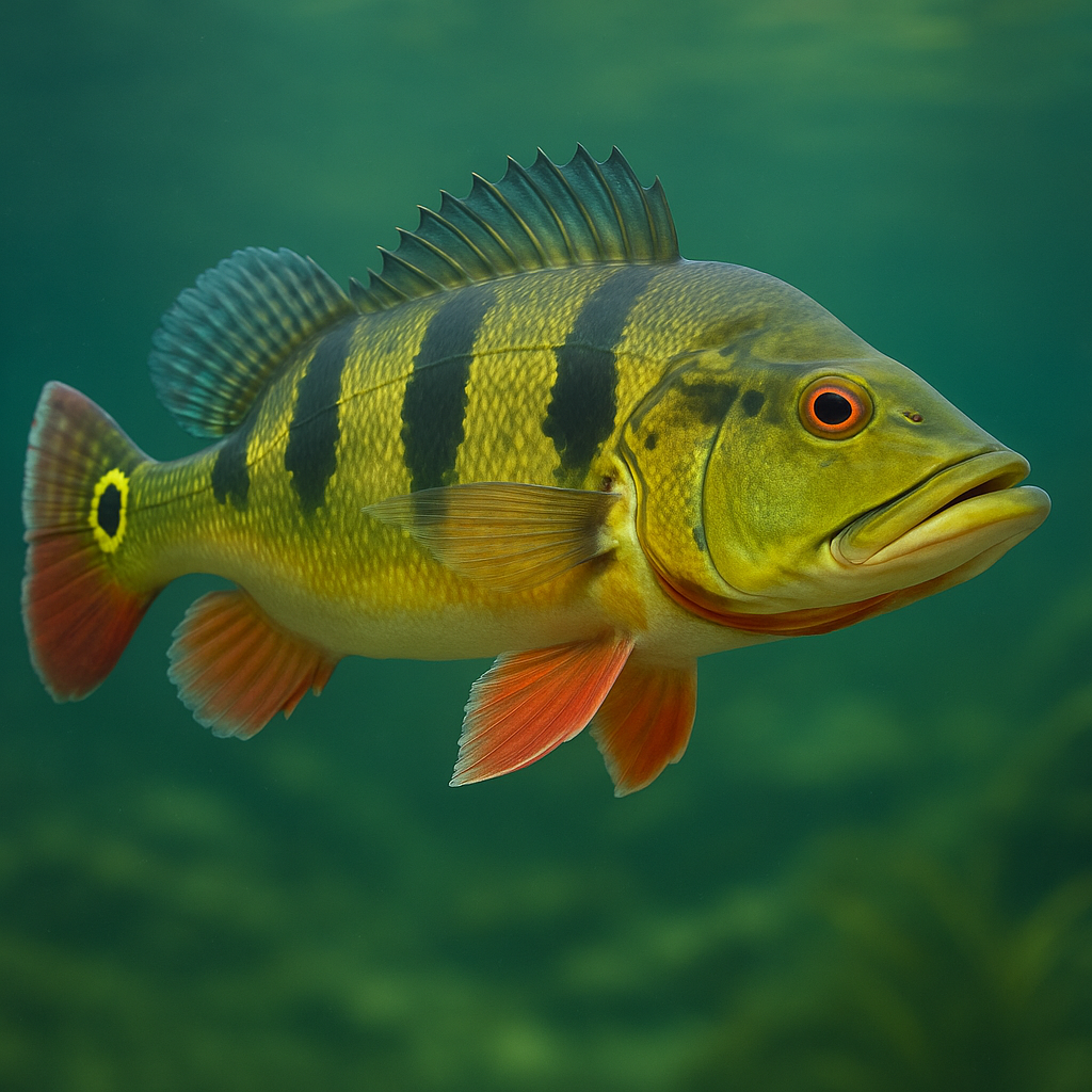 Cria imagem de um tucunaré